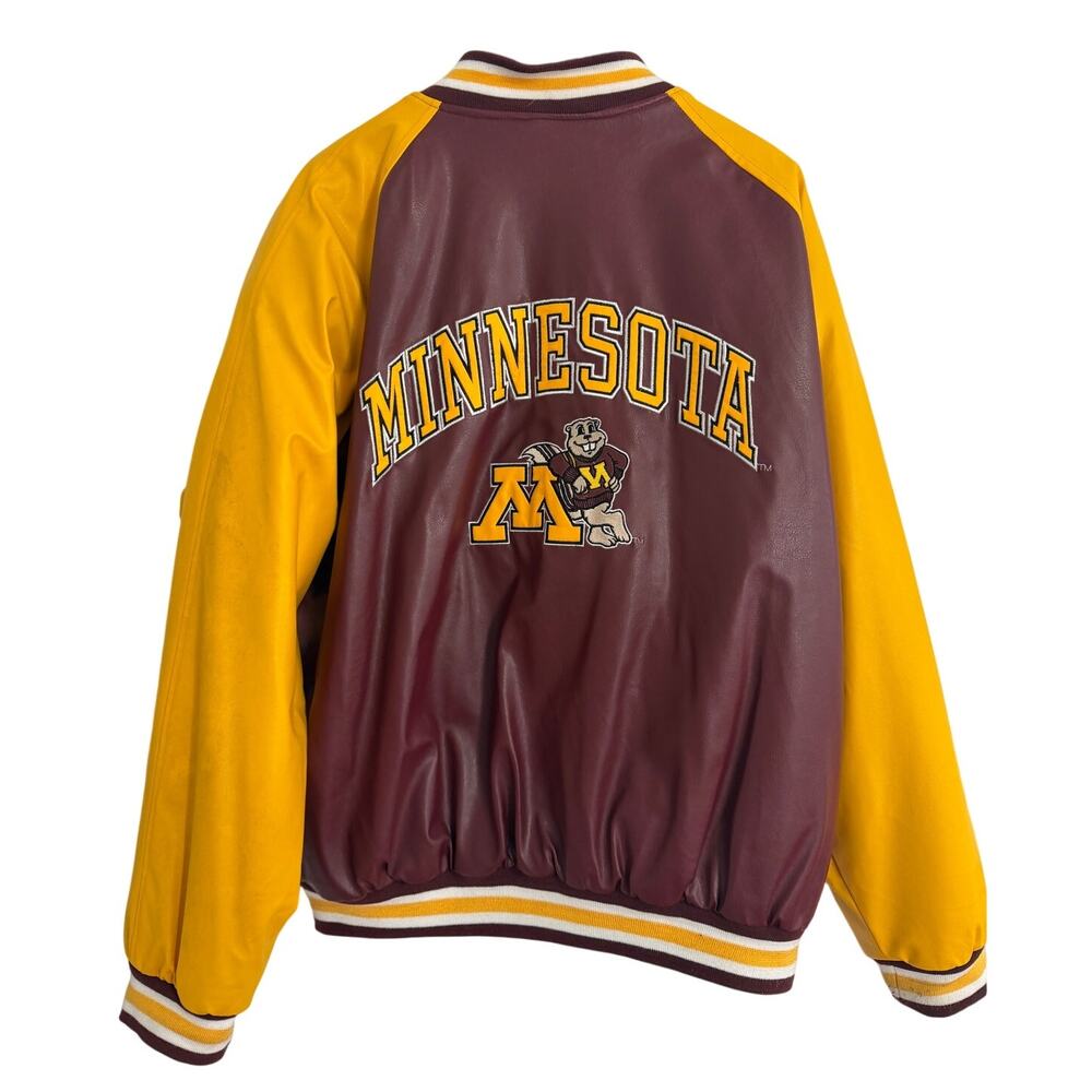 Retro Minnesota Golden Gophers Steve & Barry's Jacket Size XL - Picture 2 of 7